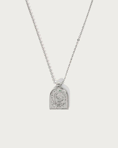 Snake Necklace in Silver
