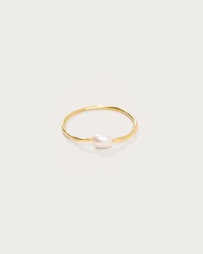 Thalassa Pearl Ring in Silver