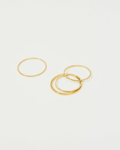 Thin Stacker Ring in Silver